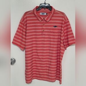 Menemsha Blues Martha's Vineyard Men's Stripped Polo Shirt Size XL